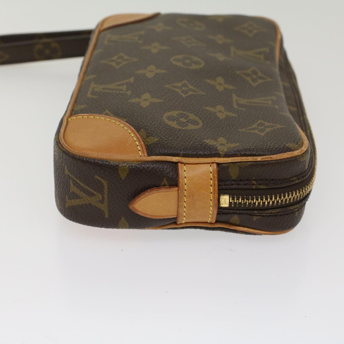 LOUIS VUITTON Monogram Marly Dragonne PM Clutch Bag M51827 LV Auth 55729