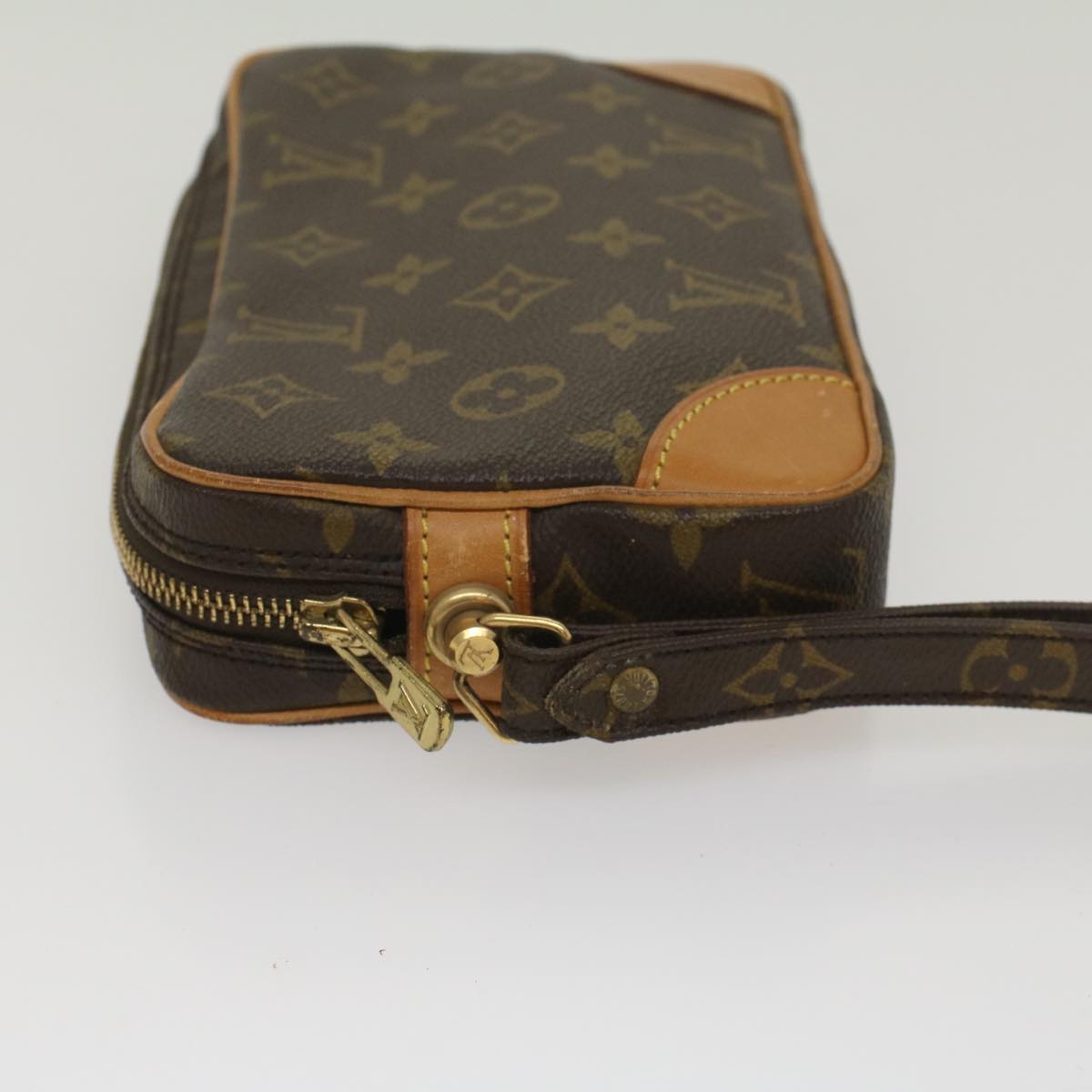 LOUIS VUITTON Monogram Marly Dragonne PM Clutch Bag M51827 LV Auth 55729