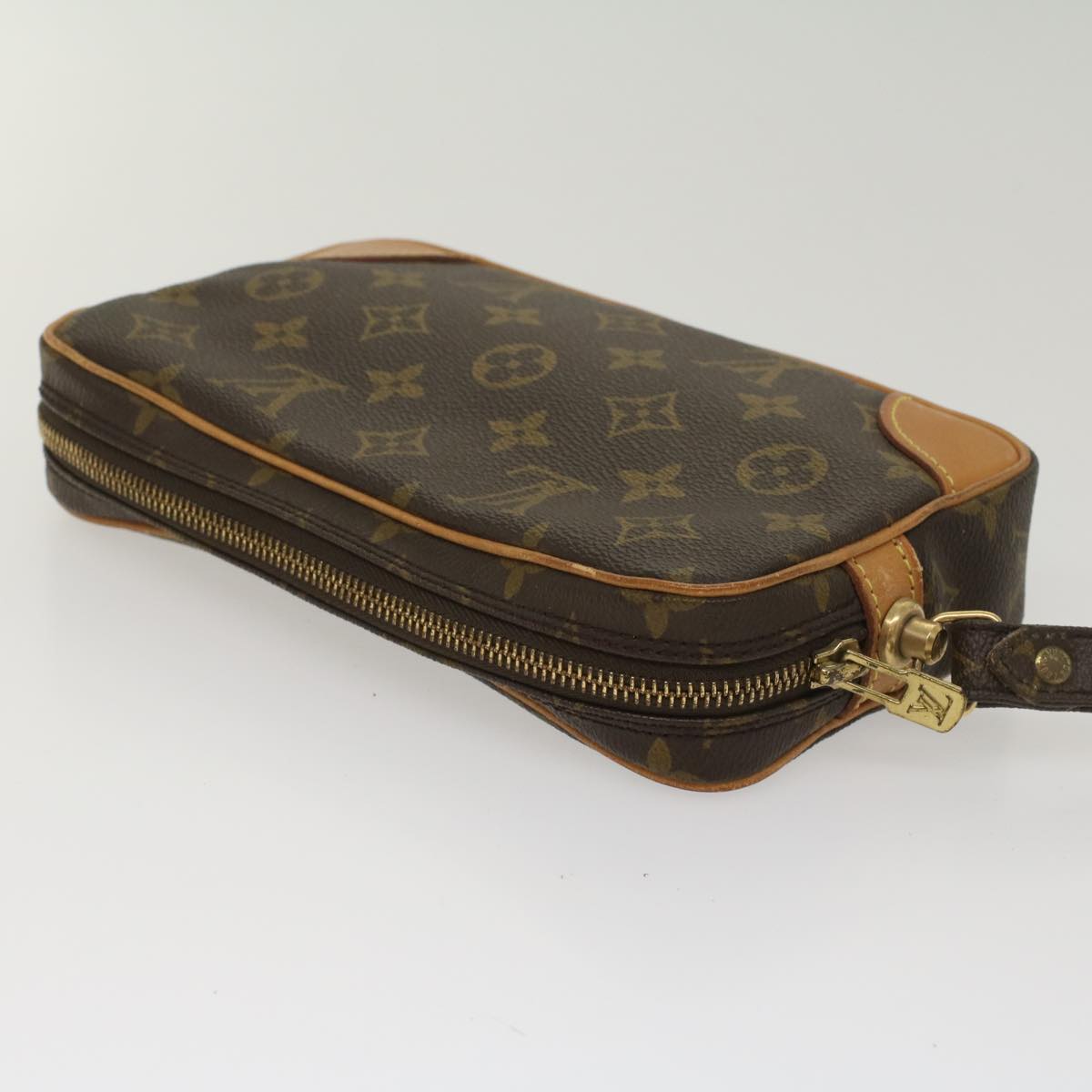 LOUIS VUITTON Monogram Marly Dragonne PM Clutch Bag M51827 LV Auth 55729