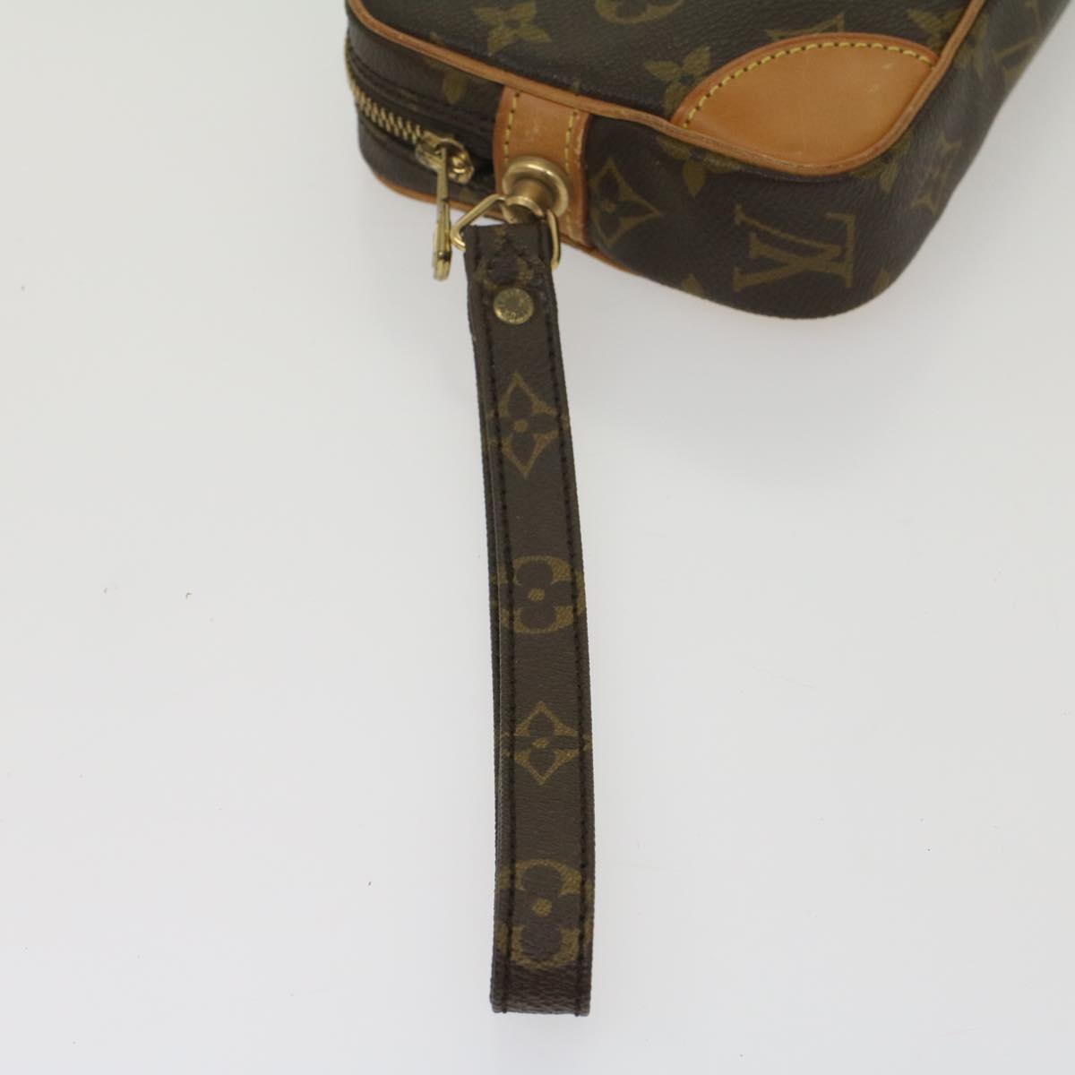 LOUIS VUITTON Monogram Marly Dragonne PM Clutch Bag M51827 LV Auth 55729