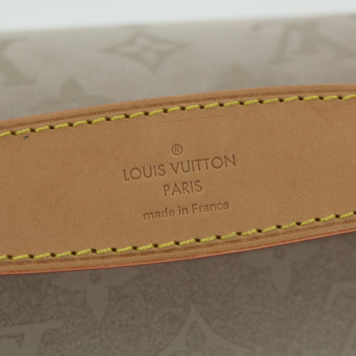 LOUIS VUITTON Monogram Etui Tapi Yoga Exercise Mat Beige GI0501 LV Auth 55732A