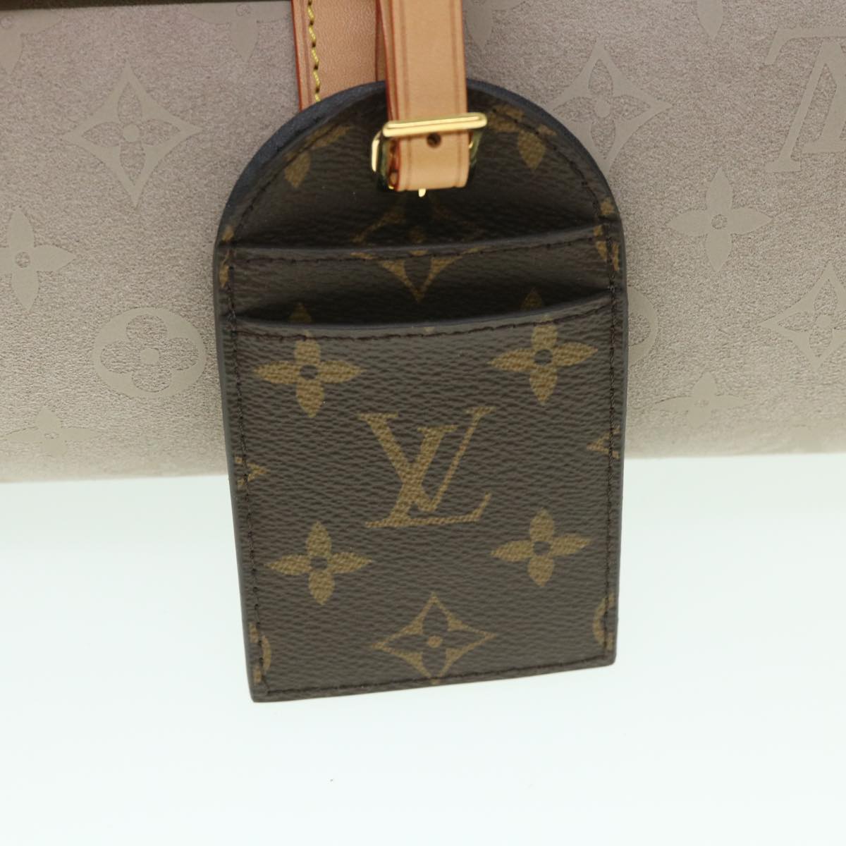 LOUIS VUITTON Monogram Etui Tapi Yoga Exercise Mat Beige GI0501 LV Auth 55732A