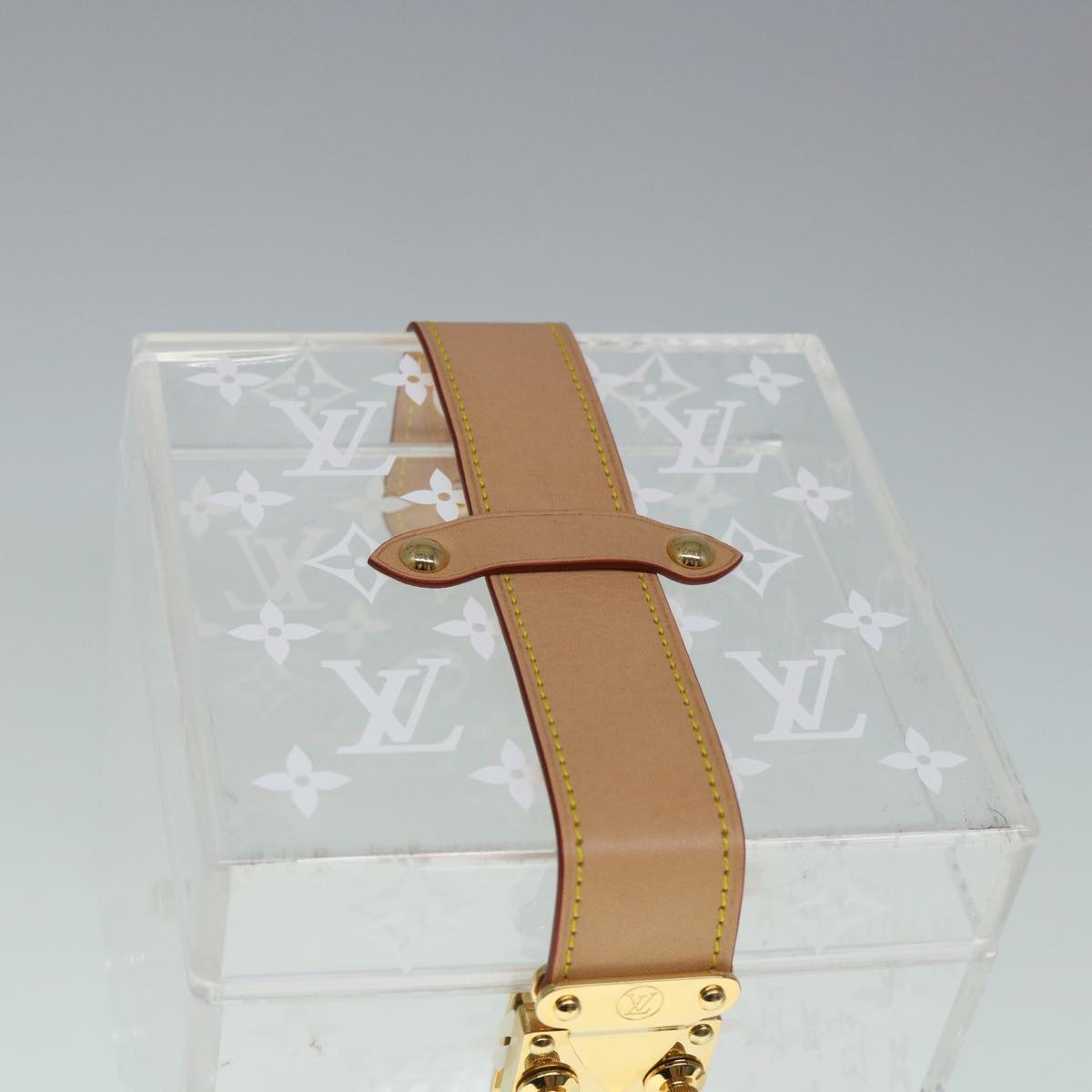 LOUIS VUITTON Monogram Boite Scott Cube Accessory Case GI0481 Auth 55733A