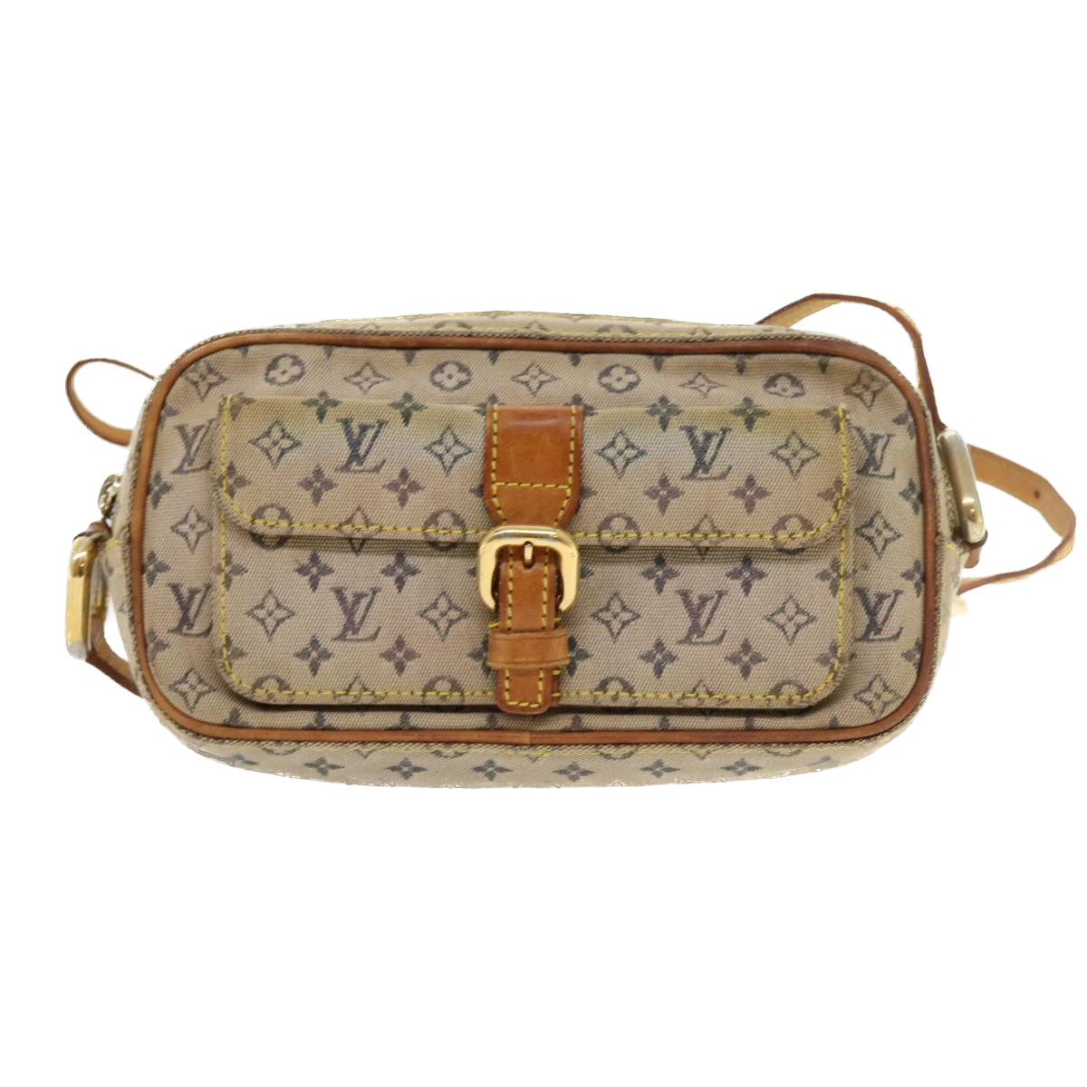 LOUIS VUITTON Monogram Mini Juliet MM Shoulder Bag Blue M92004 LV Auth 55782