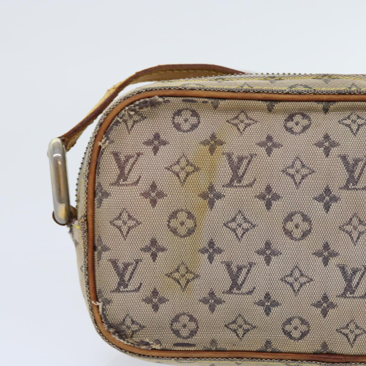 LOUIS VUITTON Monogram Mini Juliet MM Shoulder Bag Blue M92004 LV Auth 55782