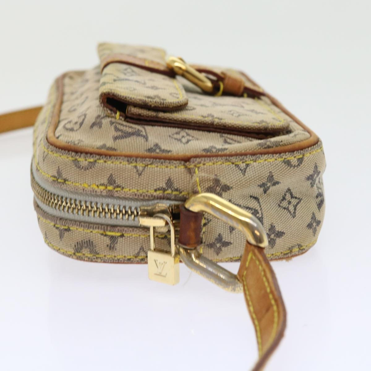 LOUIS VUITTON Monogram Mini Juliet MM Shoulder Bag Blue M92004 LV Auth 55782