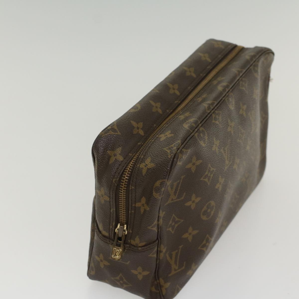 LOUIS VUITTON Monogram Trousse Toilette 28 Clutch Bag M47522 LV Auth 55785