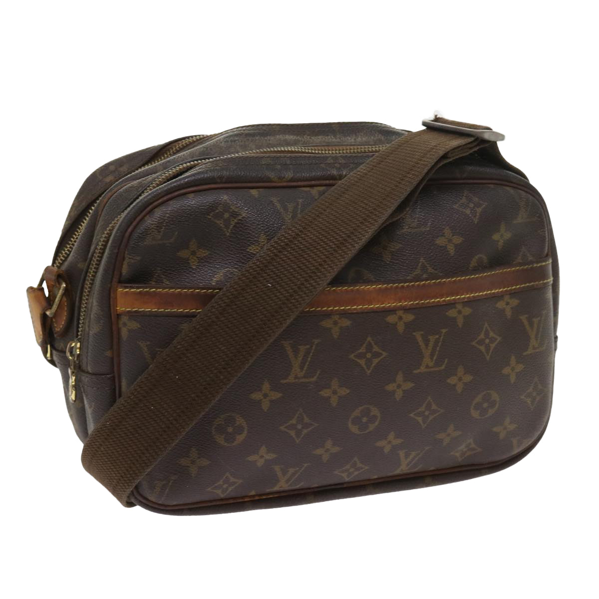 LOUIS VUITTON Monogram Reporter PM Shoulder Bag M45254 LV Auth 55792