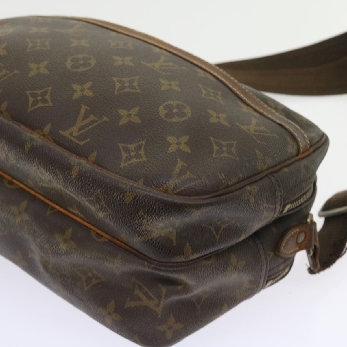 LOUIS VUITTON Monogram Reporter PM Shoulder Bag M45254 LV Auth 55792