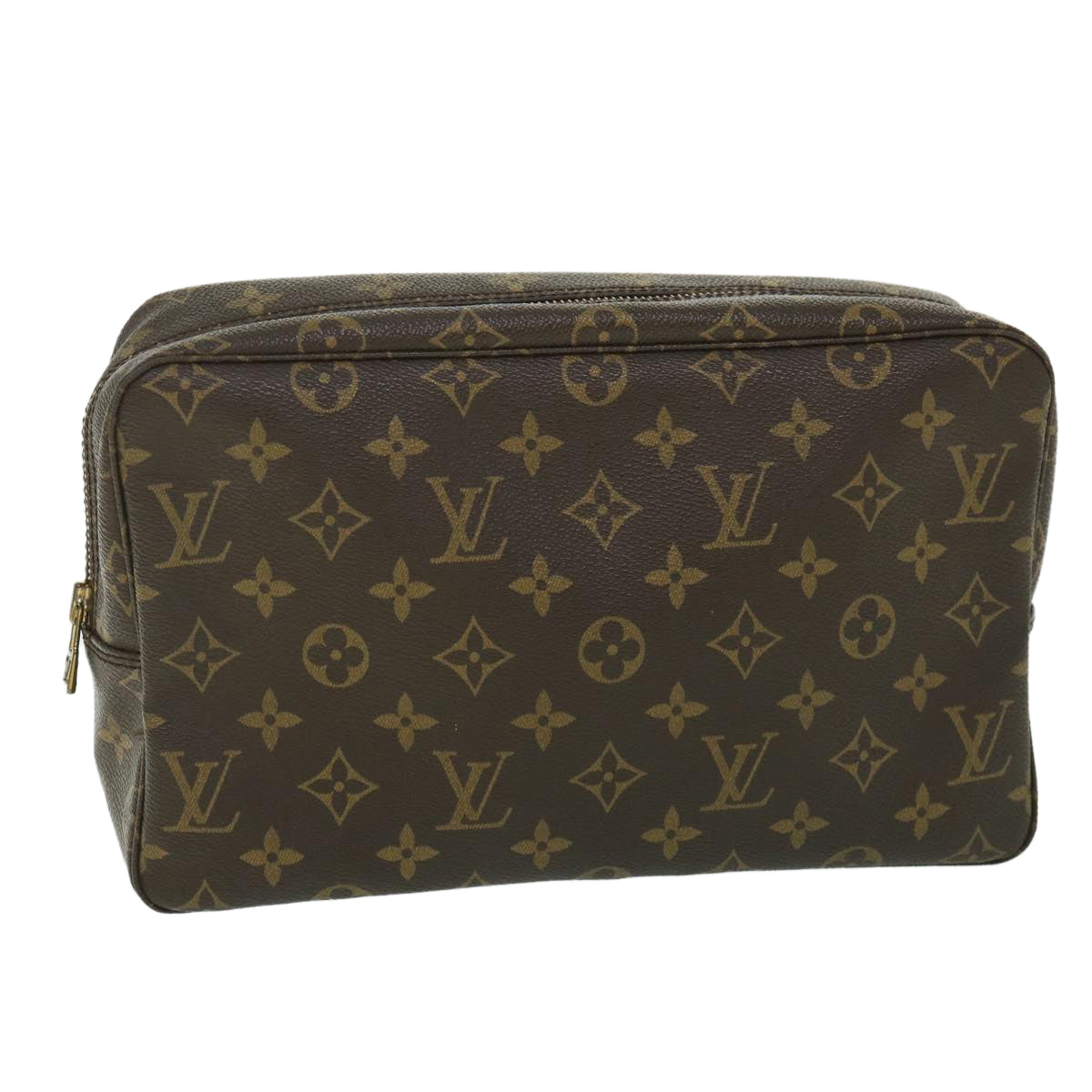 LOUIS VUITTON Monogram Trousse Toilette 28 Clutch Bag M47522 LV Auth 55793