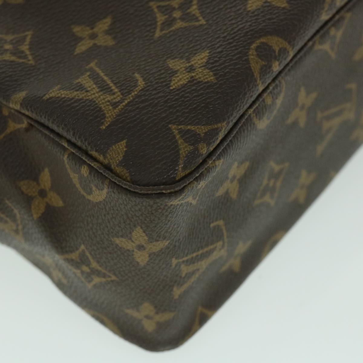 LOUIS VUITTON Monogram Trousse Toilette 28 Clutch Bag M47522 LV Auth 55793