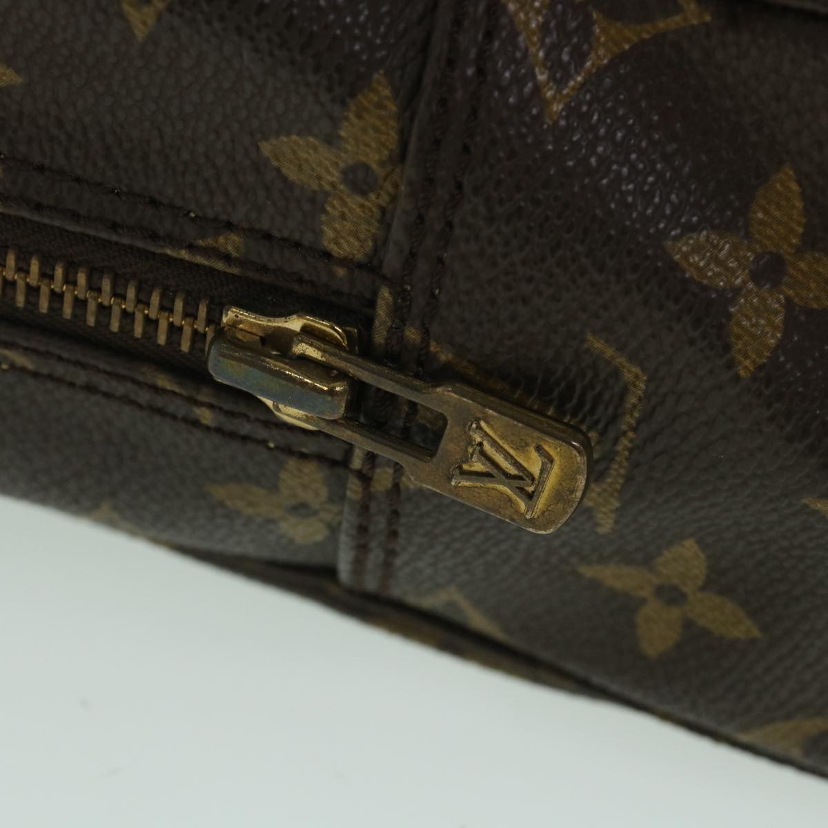 LOUIS VUITTON Monogram Trousse Toilette 28 Clutch Bag M47522 LV Auth 55793