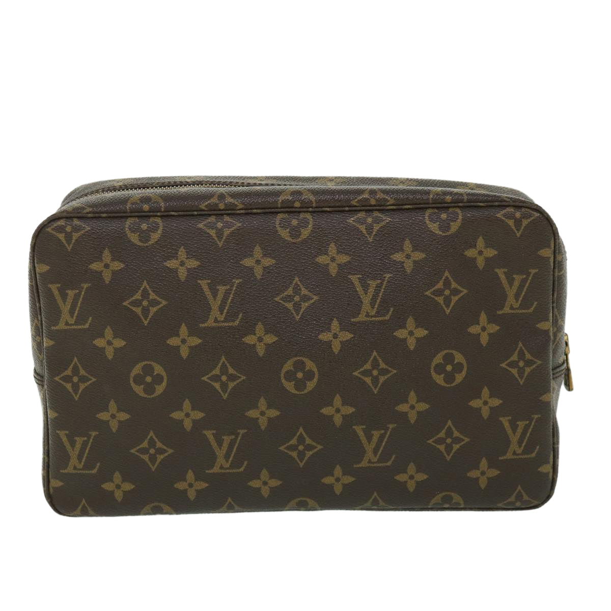 LOUIS VUITTON Monogram Trousse Toilette 28 Clutch Bag M47522 LV Auth 55793