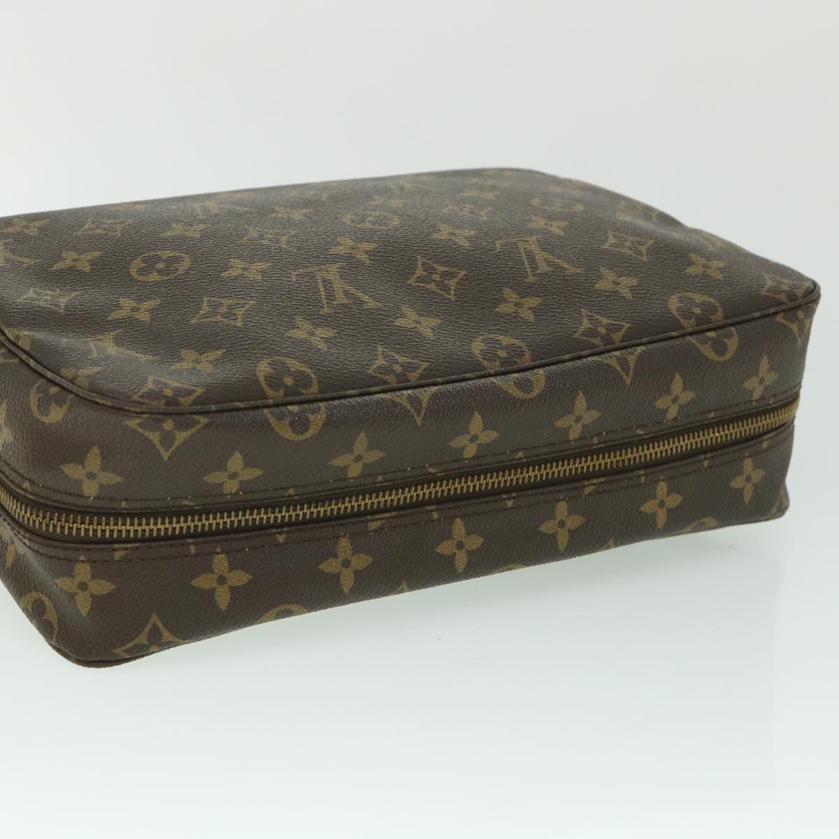 LOUIS VUITTON Monogram Trousse Toilette 28 Clutch Bag M47522 LV Auth 55793