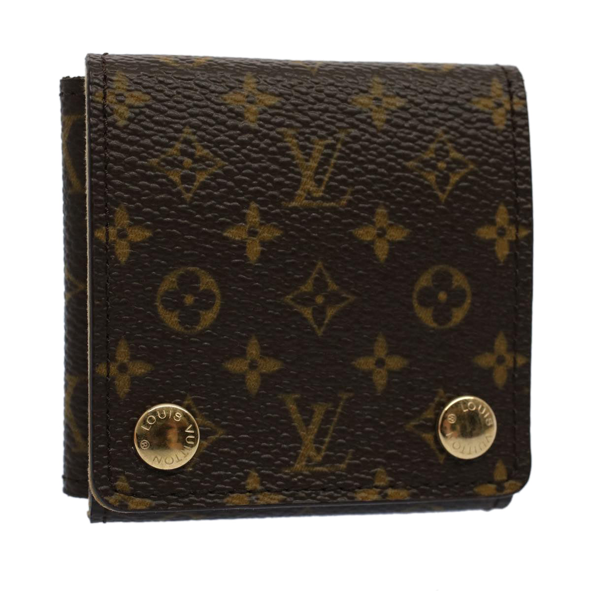 LOUIS VUITTON Monogram Jewelry Box LV Auth 55799