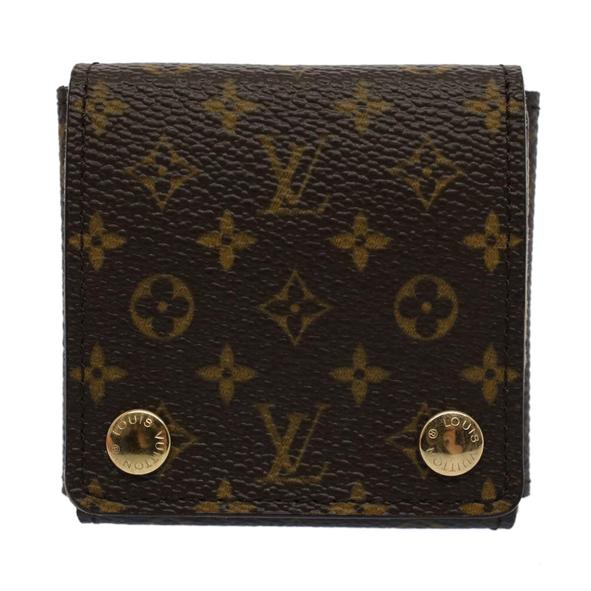 LOUIS VUITTON Monogram Jewelry Box LV Auth 55799