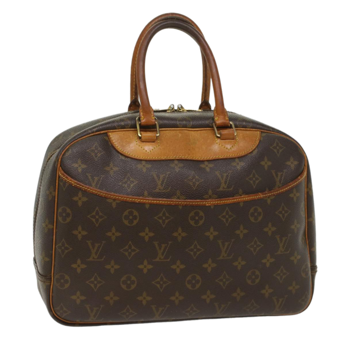 LOUIS VUITTON Monogram Deauville Hand Bag M47270 LV Auth 55844