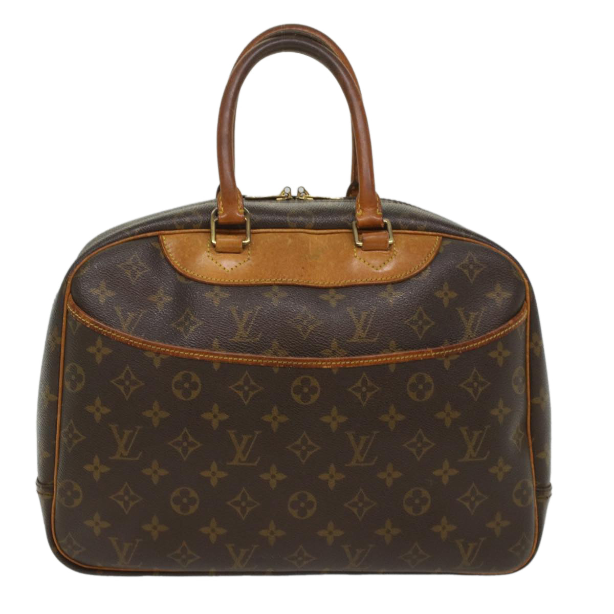 LOUIS VUITTON Monogram Deauville Hand Bag M47270 LV Auth 55844