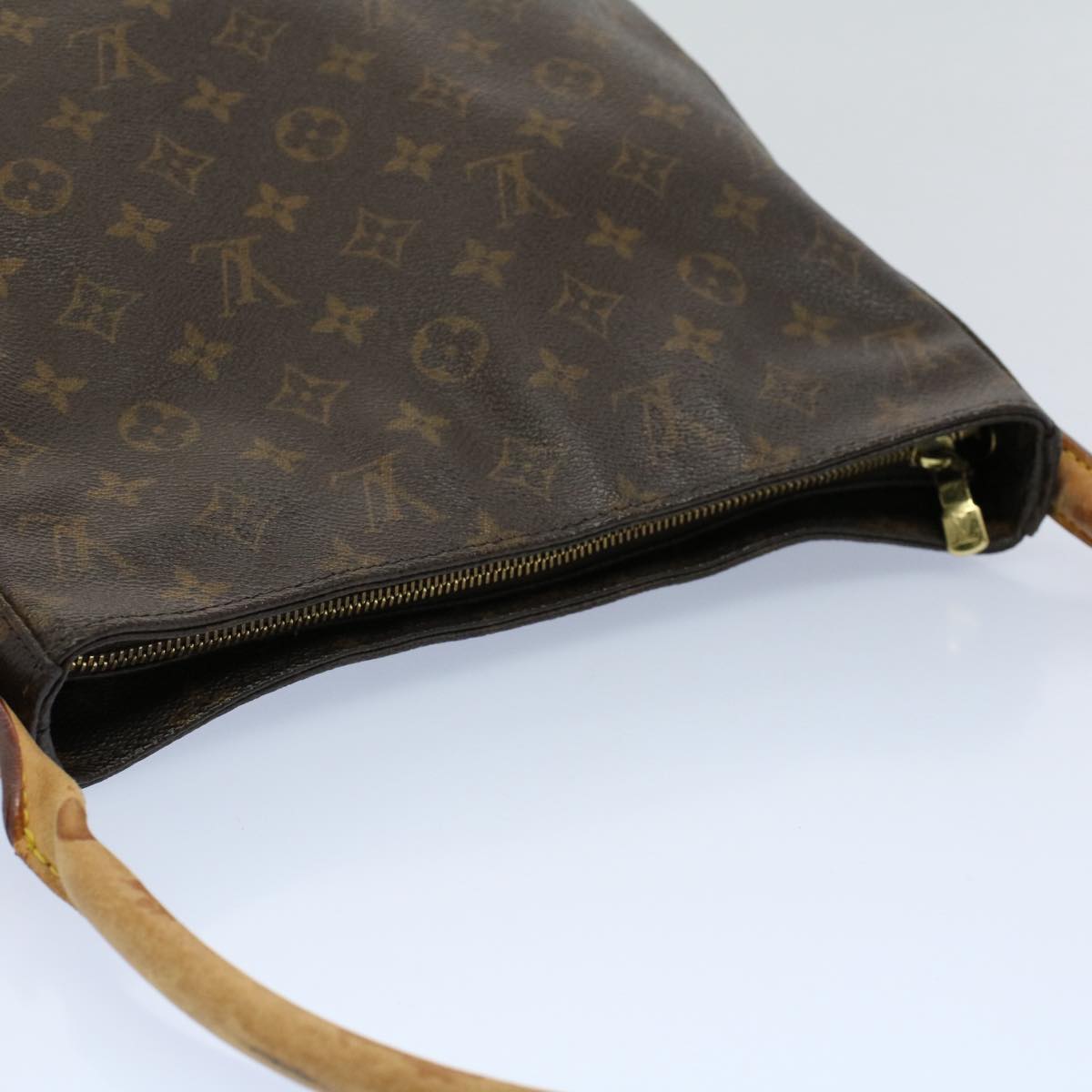 LOUIS VUITTON Monogram Looping GM Shoulder Bag M51145 LV Auth 55850