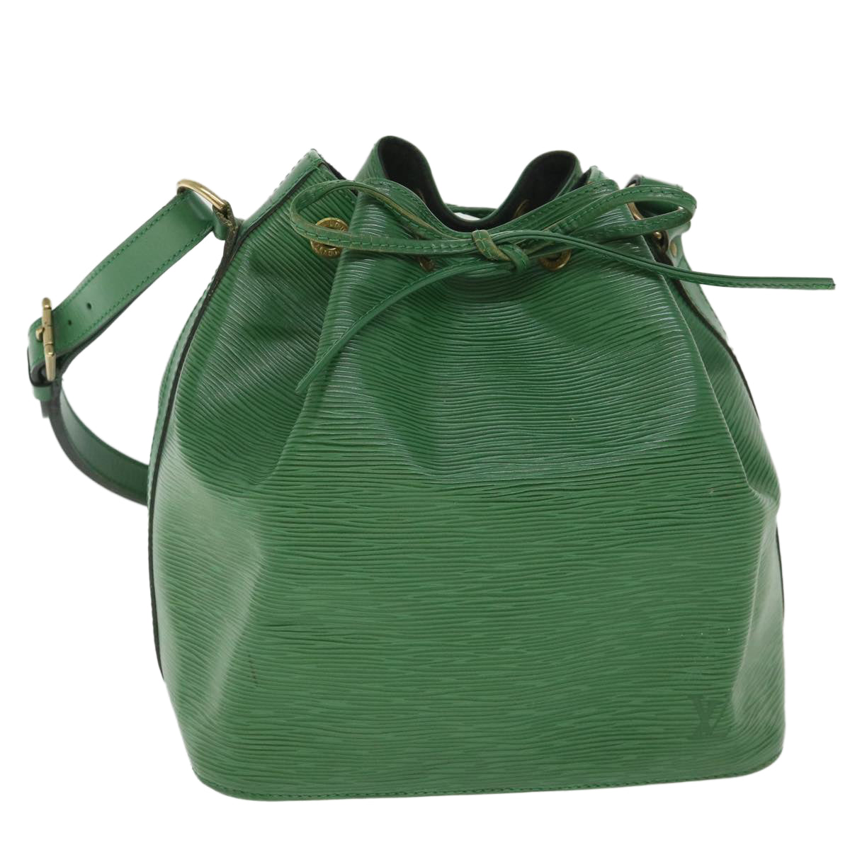 LOUIS VUITTON Epi Petit Noe Shoulder Bag Green M44104 LV Auth 55851