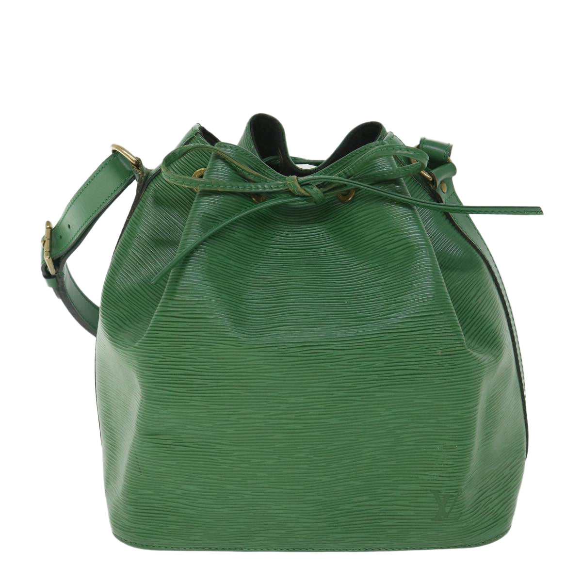 LOUIS VUITTON Epi Petit Noe Shoulder Bag Green M44104 LV Auth 55851