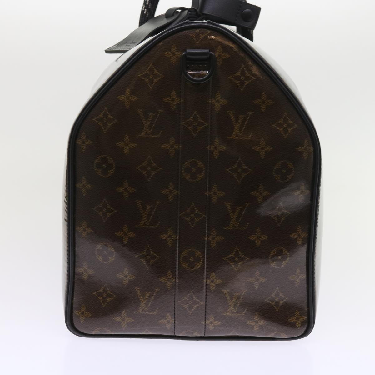 LOUIS VUITTON Monogram Glaze Keepall Bandouliere 50 Bag M43899 LV Auth 55861A