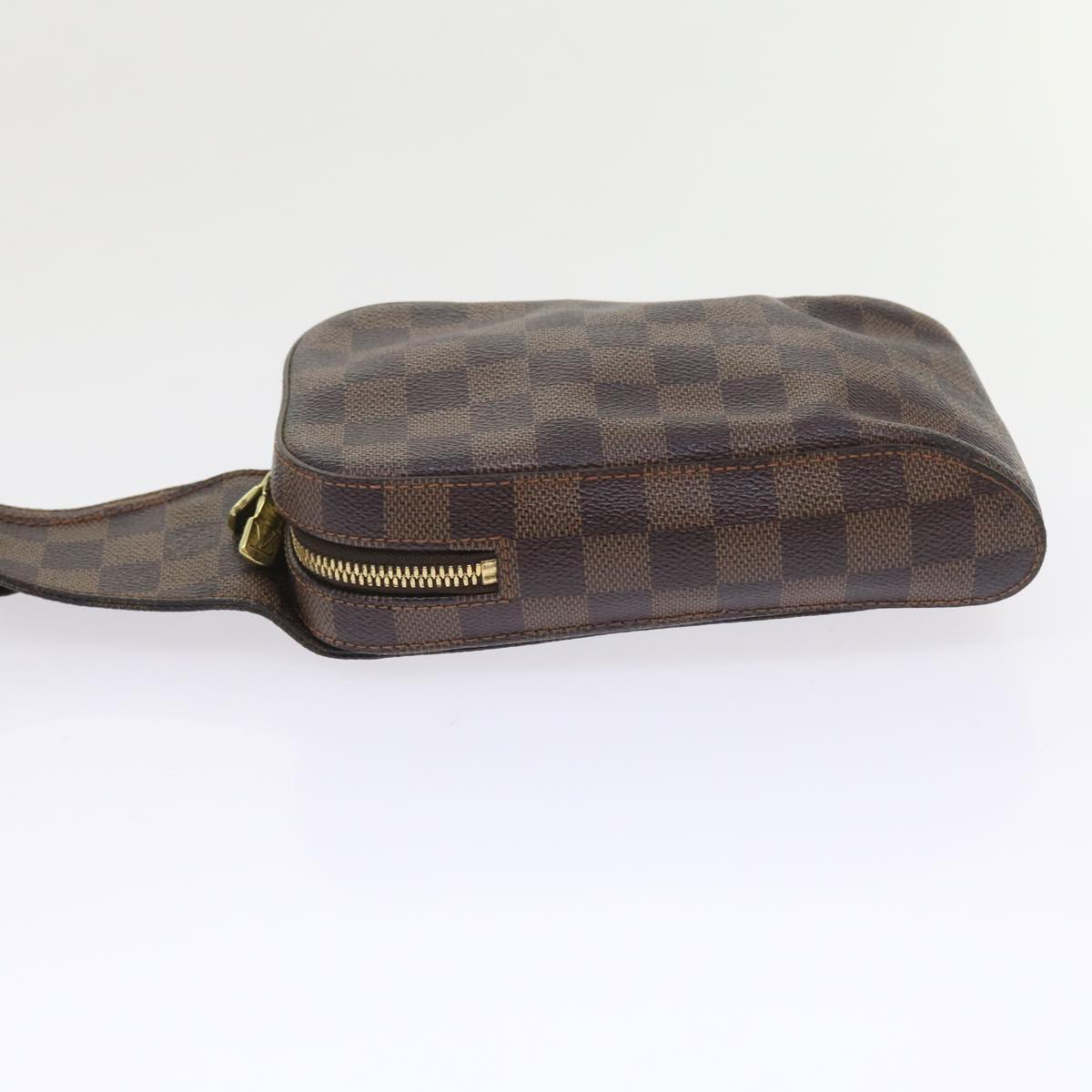 LOUIS VUITTON Damier Ebene Geronimos Shoulder Bag N51994 LV Auth 55896