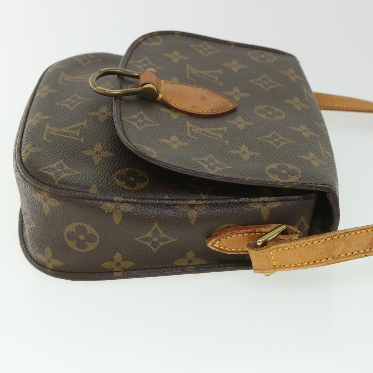 LOUIS VUITTON Monogram Saint Cloud MM Shoulder Bag M51243 LV Auth 55929