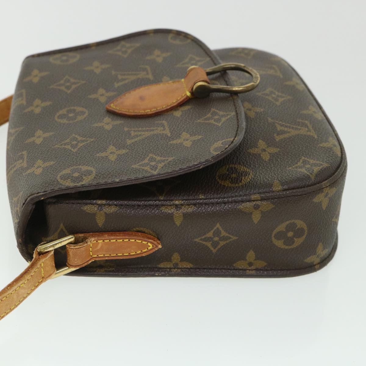 LOUIS VUITTON Monogram Saint Cloud MM Shoulder Bag M51243 LV Auth 55929