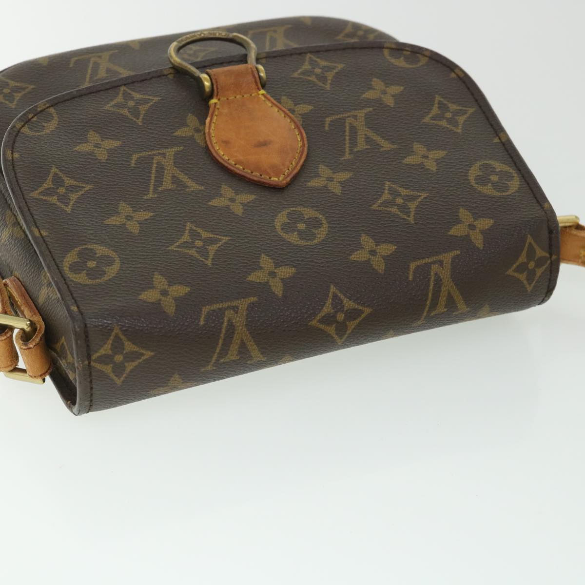 LOUIS VUITTON Monogram Saint Cloud MM Shoulder Bag M51243 LV Auth 55929