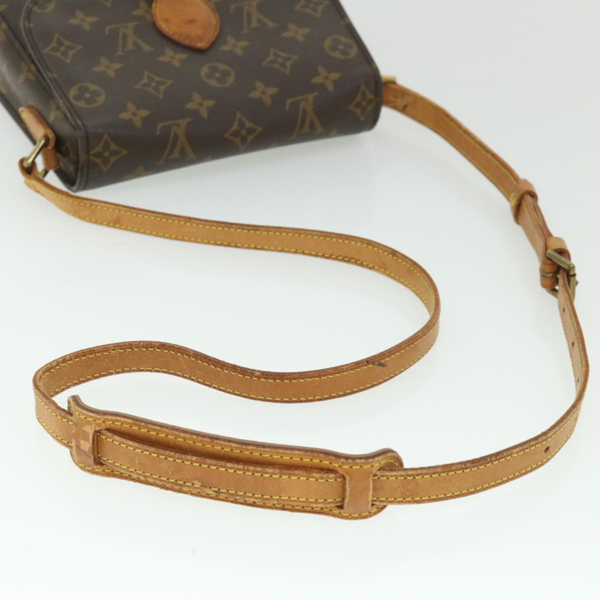 LOUIS VUITTON Monogram Saint Cloud MM Shoulder Bag M51243 LV Auth 55929