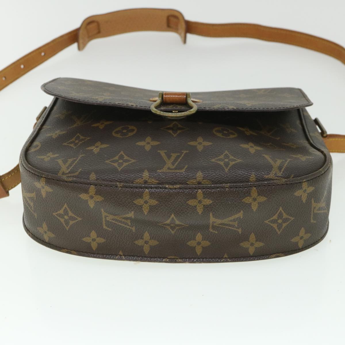 LOUIS VUITTON Monogram Saint Cloud GM Shoulder Bag M51242 LV Auth 55936