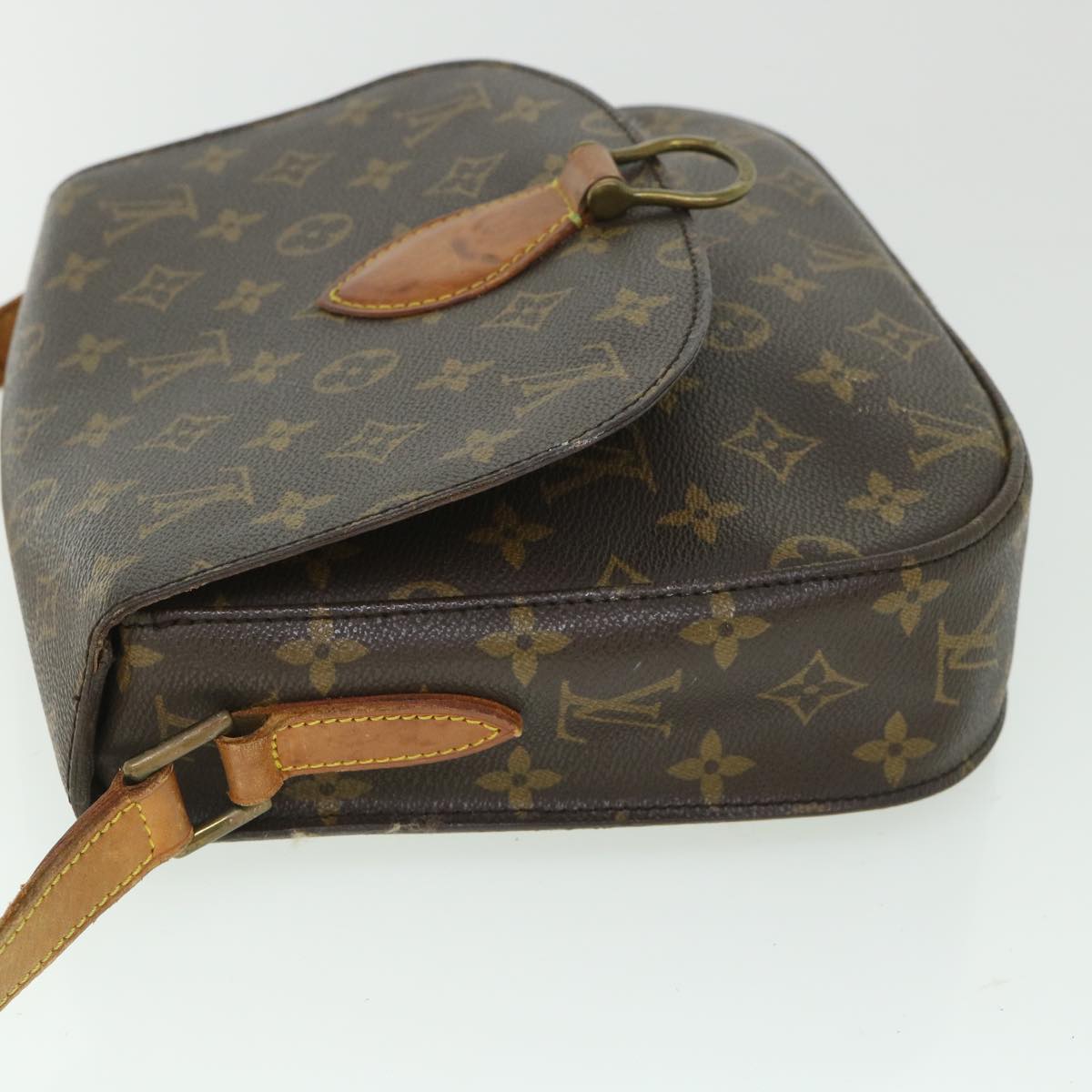 LOUIS VUITTON Monogram Saint Cloud GM Shoulder Bag M51242 LV Auth 55936