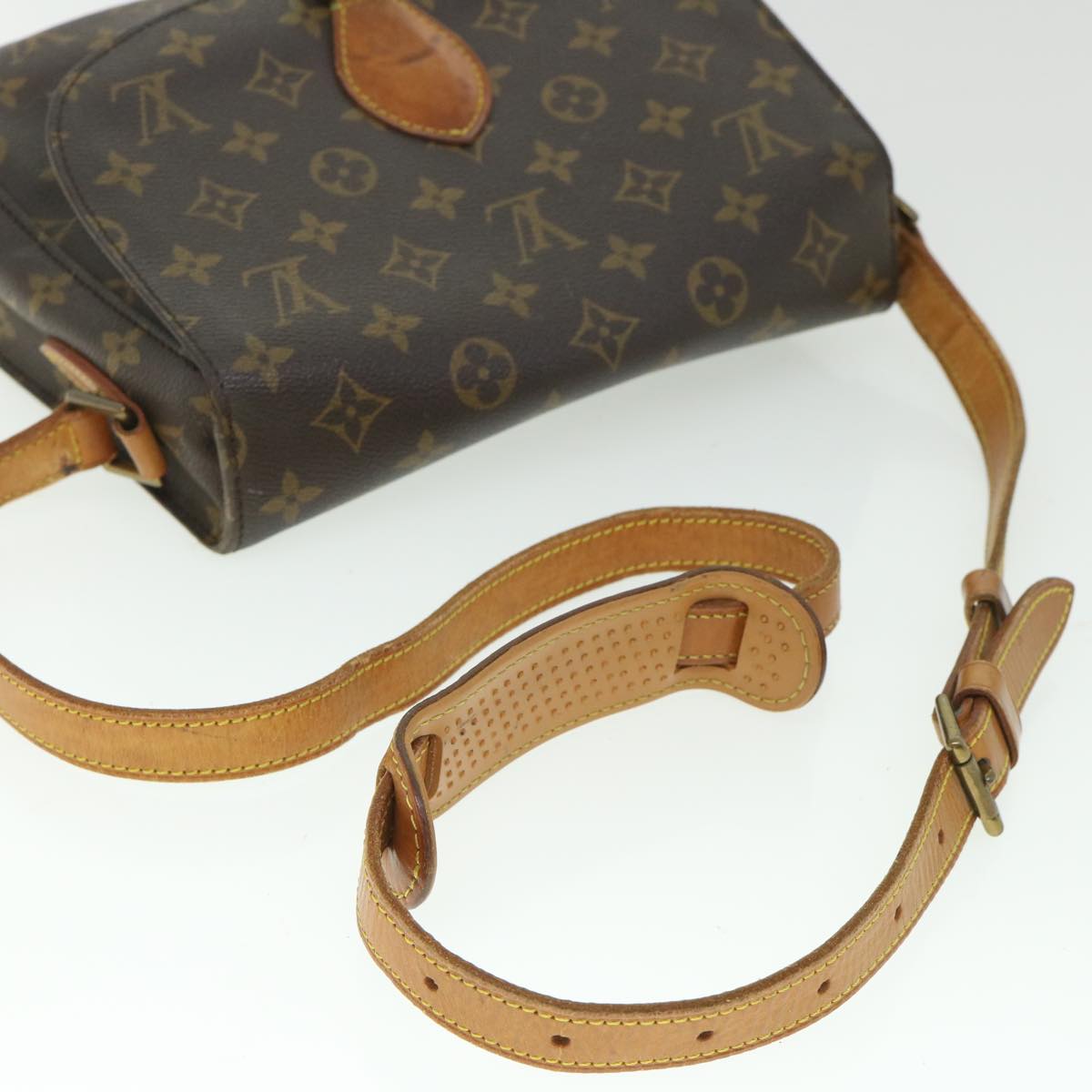 LOUIS VUITTON Monogram Saint Cloud GM Shoulder Bag M51242 LV Auth 55936