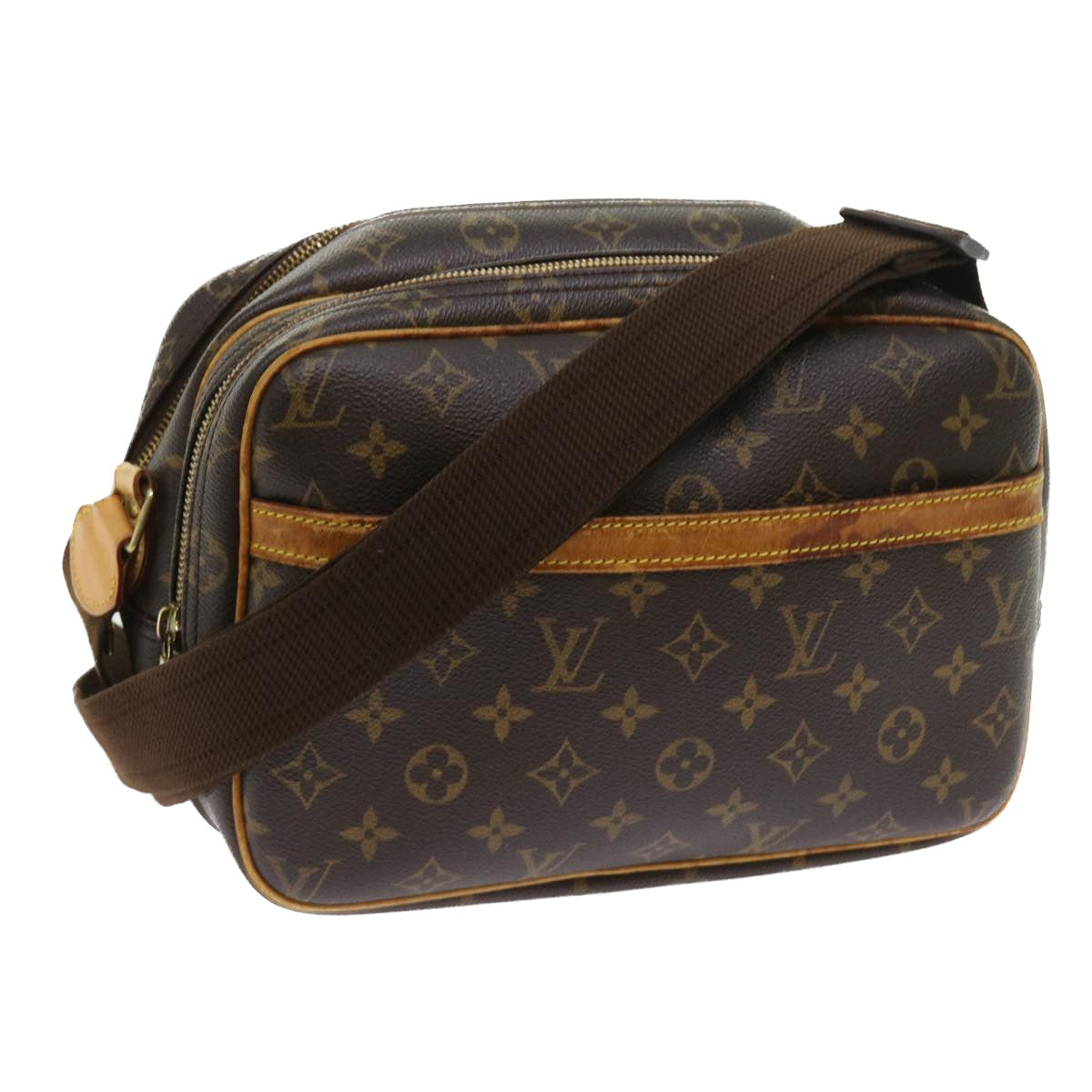 LOUIS VUITTON Monogram Reporter PM Shoulder Bag M45254 LV Auth 55948