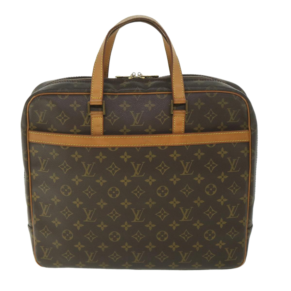 LOUIS VUITTON Monogram Porte Documents Pegas Hand Bag M53343 LV Auth 55962 - 0