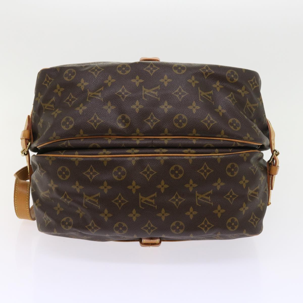 LOUIS VUITTON Monogram Saumur 35 Shoulder Bag M42254 LV Auth 55990