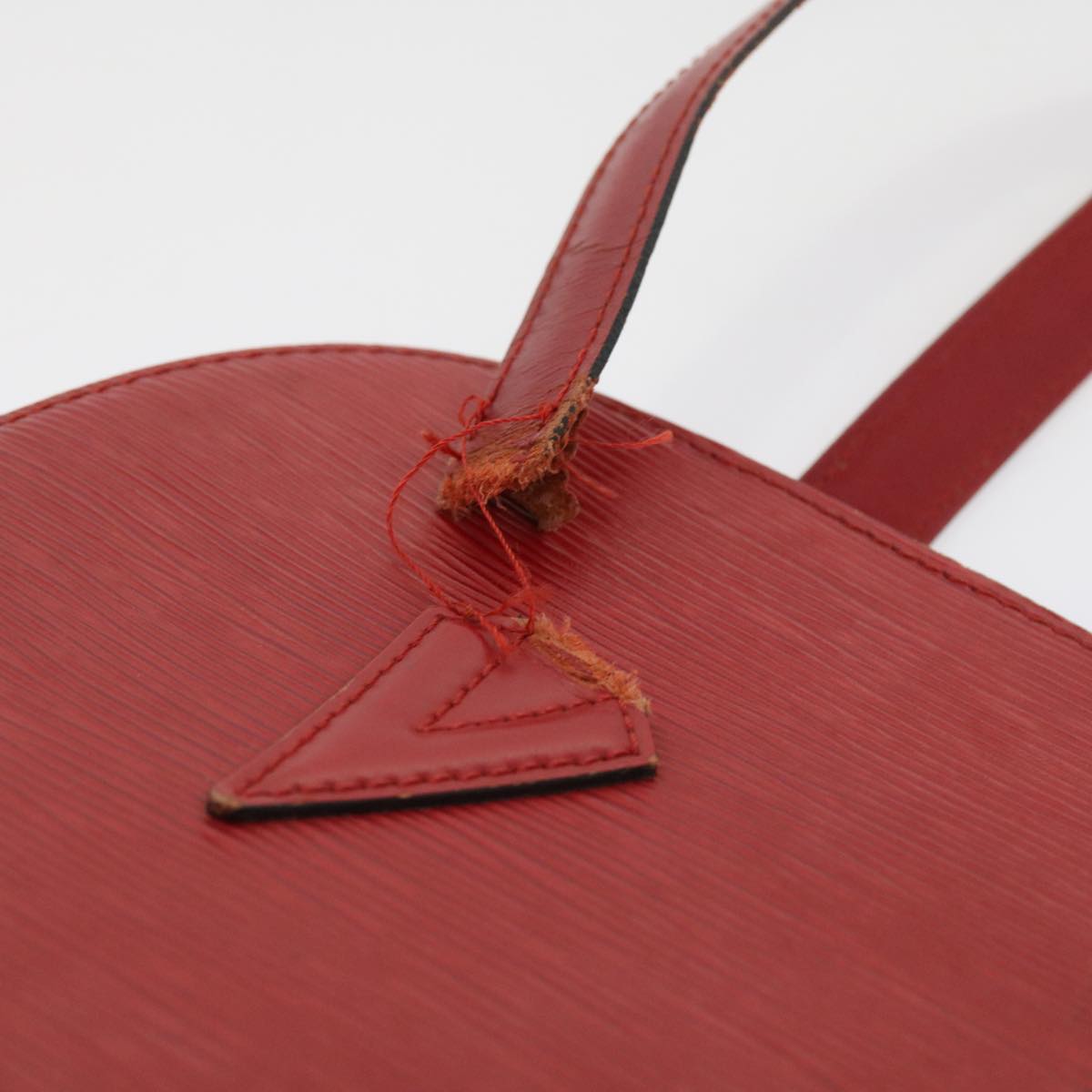 LOUIS VUITTON Epi Lussac Shoulder Bag Red M52287 LV Auth 56000