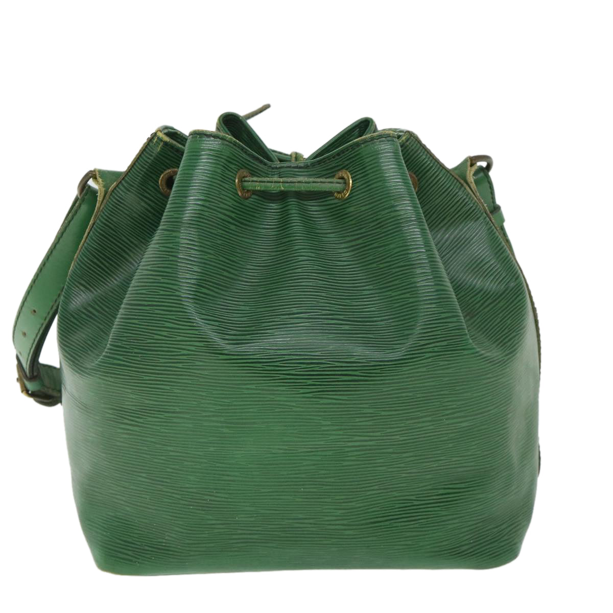 LOUIS VUITTON Epi Petit Noe Shoulder Bag Green M44104 LV Auth 56006