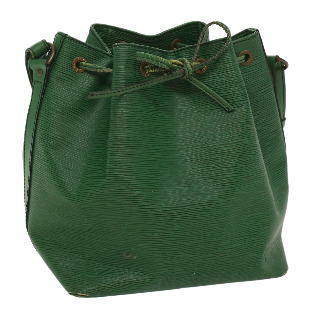 LOUIS VUITTON Epi Petit Noe Shoulder Bag Green M44104 LV Auth 56013