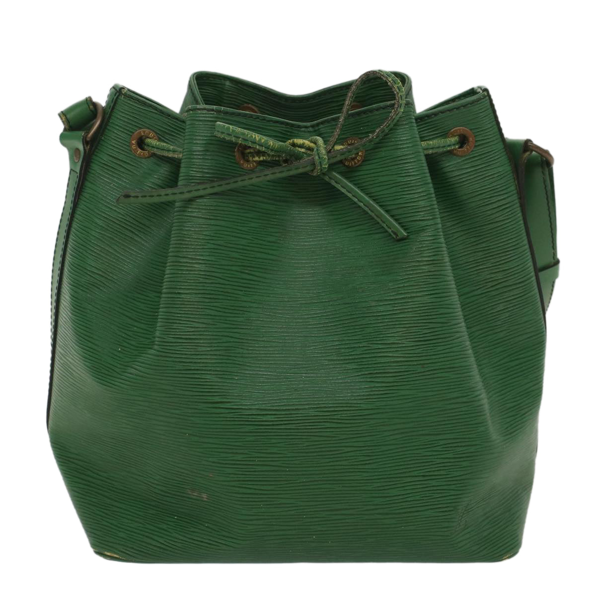 LOUIS VUITTON Epi Petit Noe Shoulder Bag Green M44104 LV Auth 56013