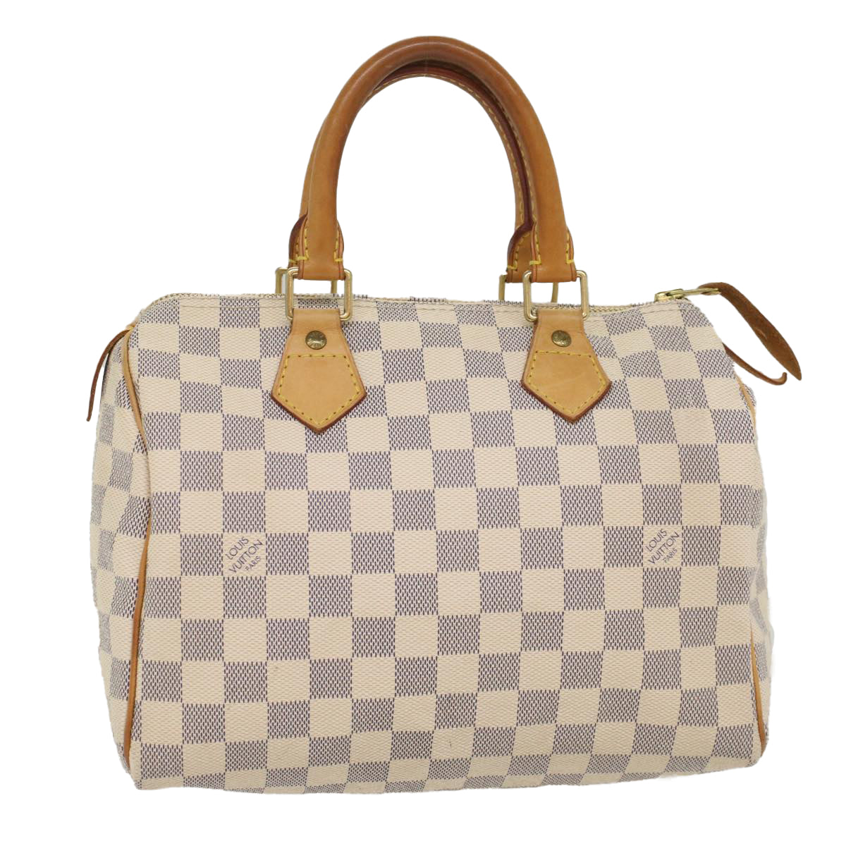 LOUIS VUITTON Damier Azur Speedy 25 Hand Bag N41534 LV Auth 56034