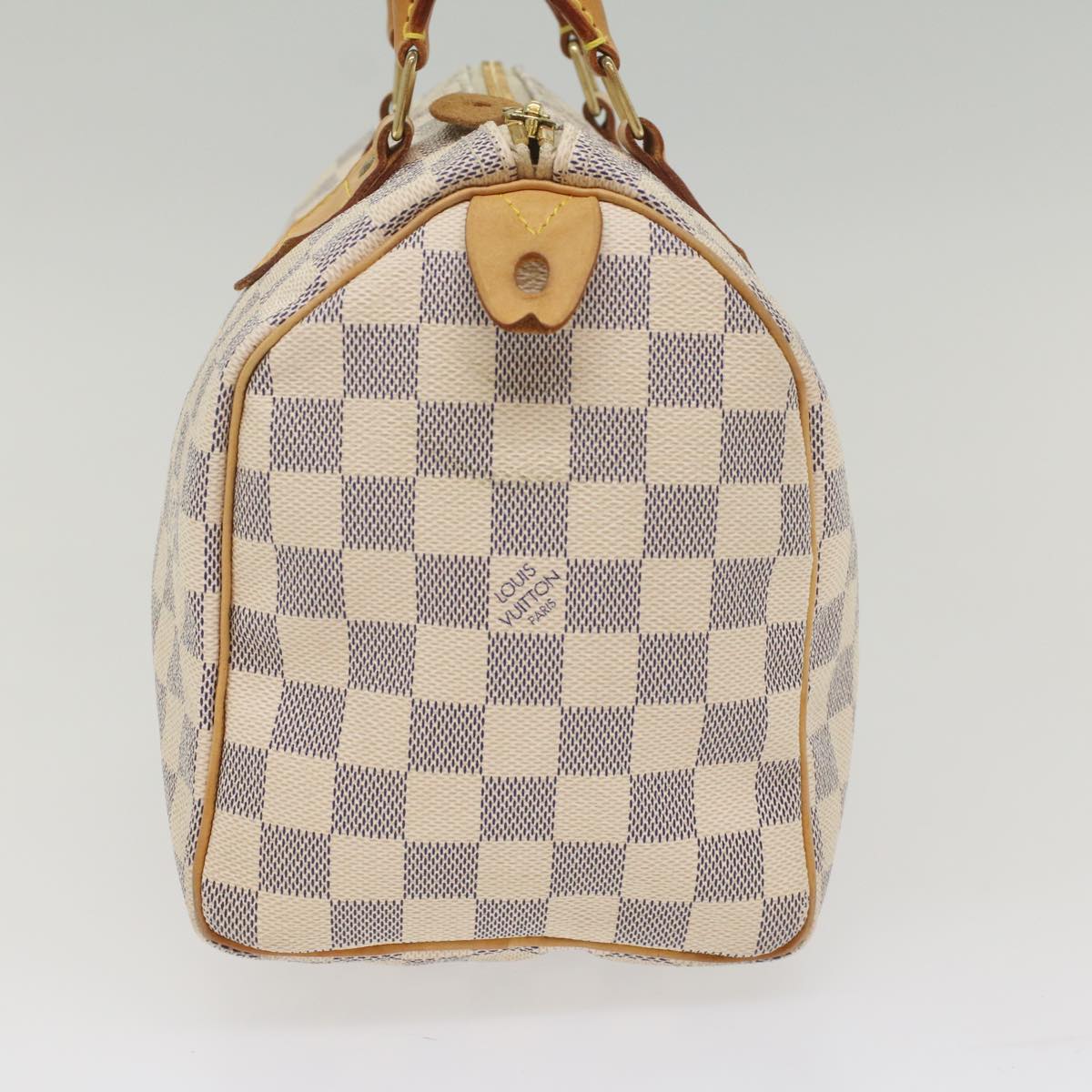 LOUIS VUITTON Damier Azur Speedy 25 Hand Bag N41534 LV Auth 56034