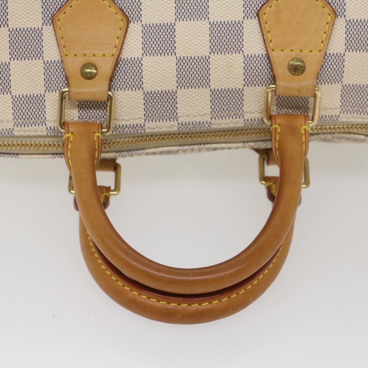 LOUIS VUITTON Damier Azur Speedy 25 Hand Bag N41534 LV Auth 56034