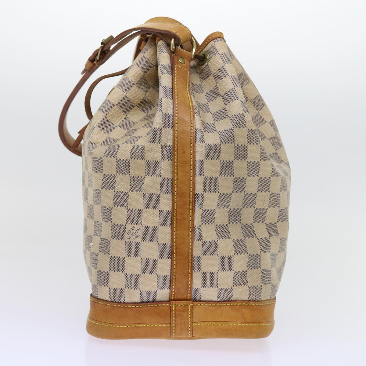 LOUIS VUITTON Damier Azur Noe Shoulder Bag N42222 LV Auth 56040