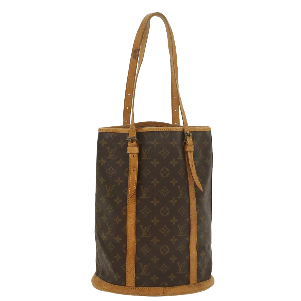 LOUIS VUITTON Monogram Bucket GM Shoulder Bag M42236 LV Auth 56095