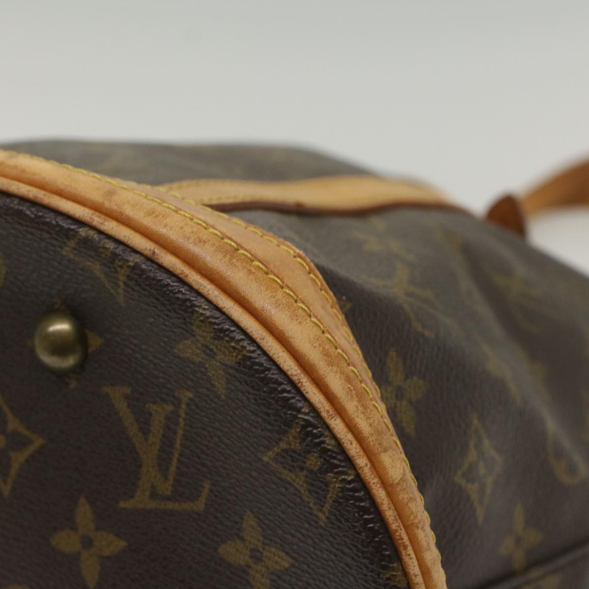 LOUIS VUITTON Monogram Bucket GM Shoulder Bag M42236 LV Auth 56095