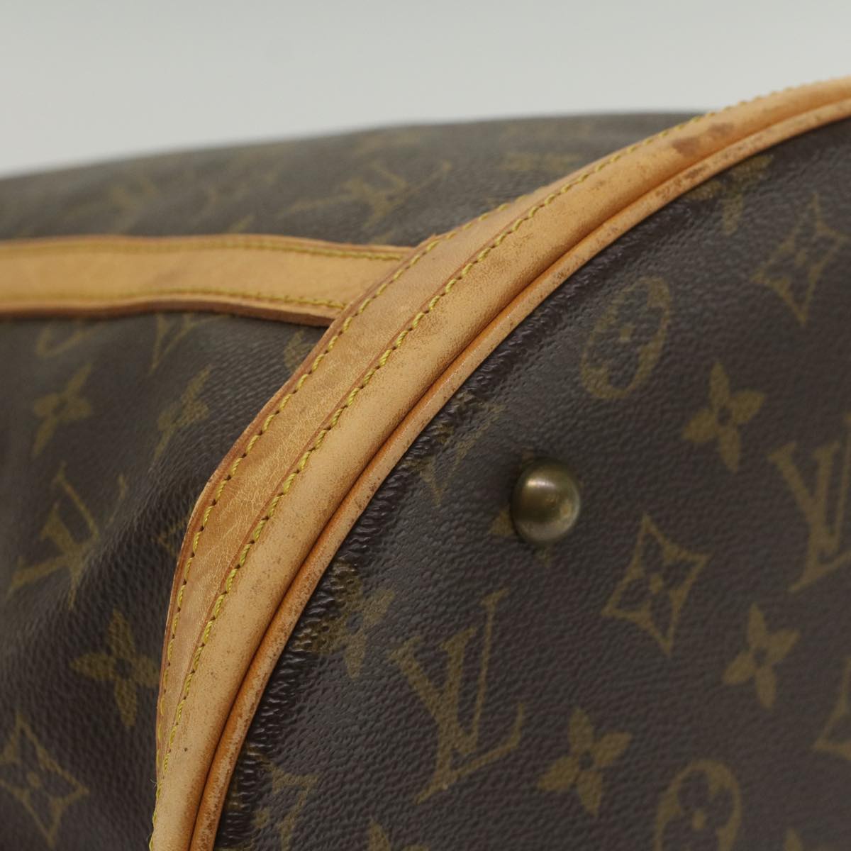 LOUIS VUITTON Monogram Bucket GM Shoulder Bag M42236 LV Auth 56095