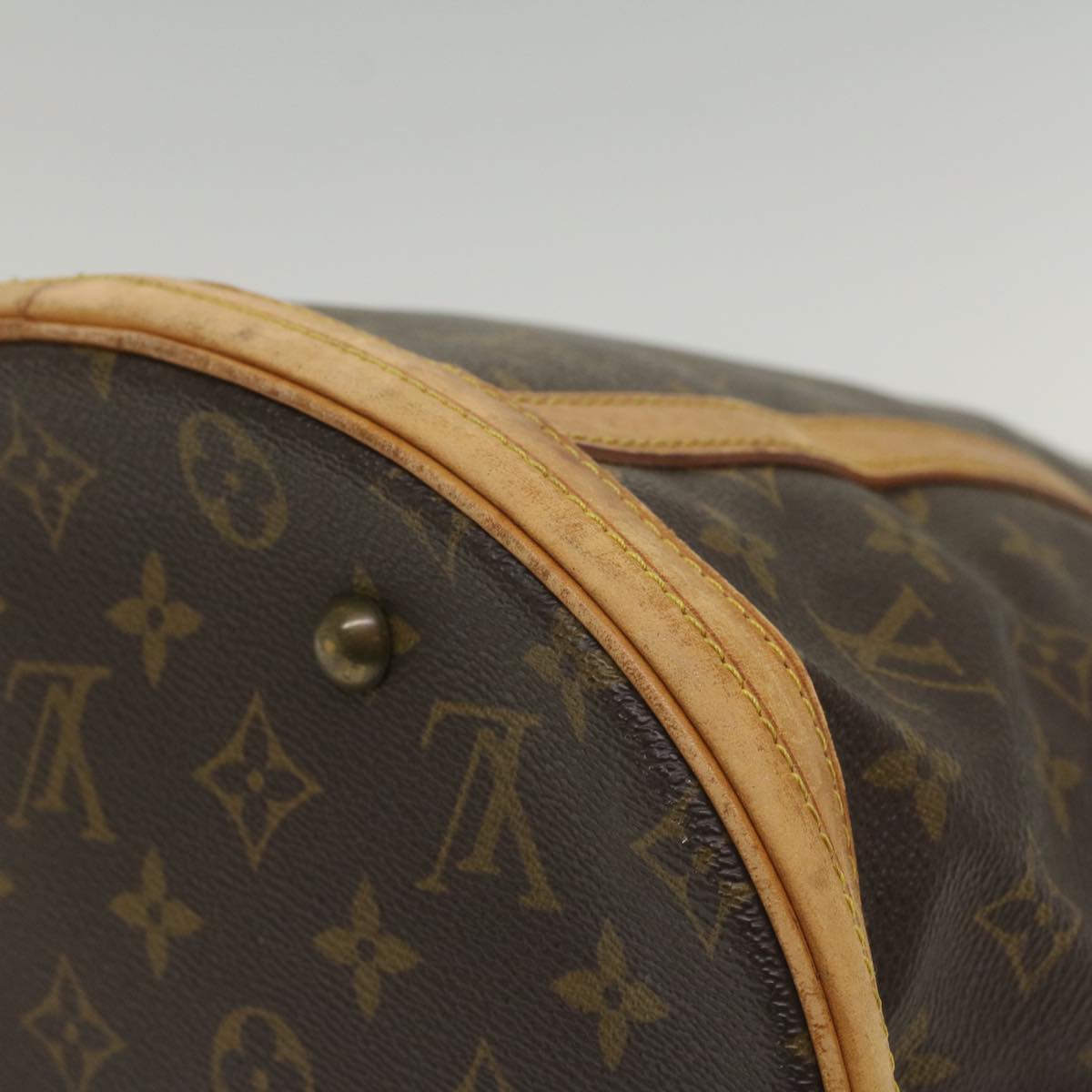 LOUIS VUITTON Monogram Bucket GM Shoulder Bag M42236 LV Auth 56095