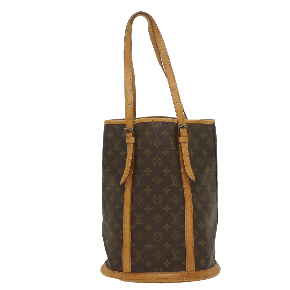 LOUIS VUITTON Monogram Bucket GM Shoulder Bag M42236 LV Auth 56095